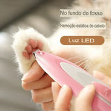 Aparador de pelos PET elêtrico USB