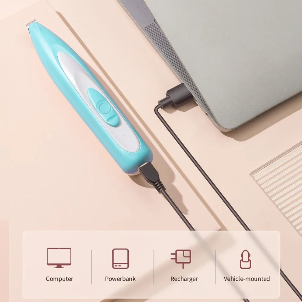 Aparador de pelos PET elêtrico USB